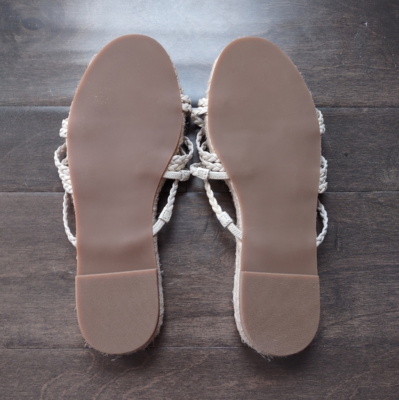 Madewell Kathryn Espadrille Braided Strap Rattan Slide Sandals - Picture 5 of 8